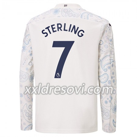 Manchester City Raheem Sterling 7 Treći Nogometni Dres 2020-2021 Dugim Rukavima